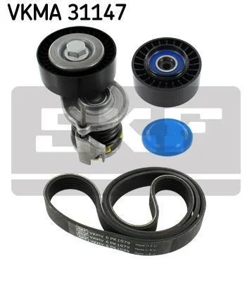 К-т,поліклиновий пас+натягувач SKF VKMA31147 (фото 1)