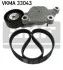 Комплект ремня ГРМ SKF VKMA 33043