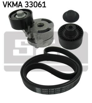 Роликовий модуль натягувача ременя (ролик, ремінь) SKF VKMA 33061