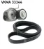Роликовий модуль натягувача ременя (ролик, ремінь) SKF VKMA 33344