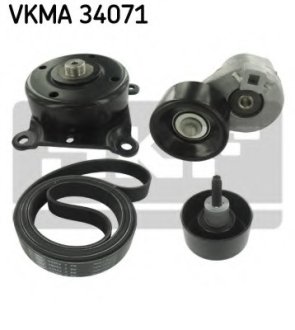 Комплект ГРМ FORD Transit "2,4D "00-06 SKF VKMA 34071