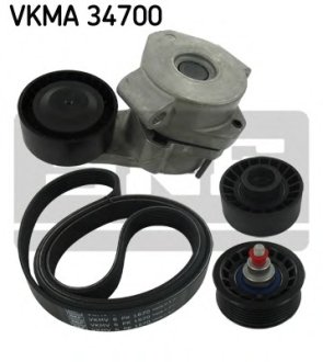 Комплект ремня ГРМ SKF VKMA 34700