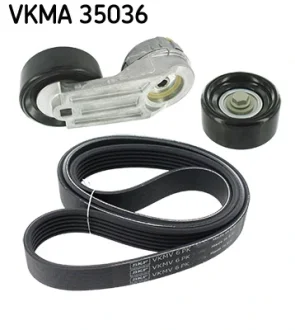Комплект ремня ГРМ SKF VKMA 35036