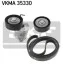 Комплект ремня ГРМ SKF VKMA 35330