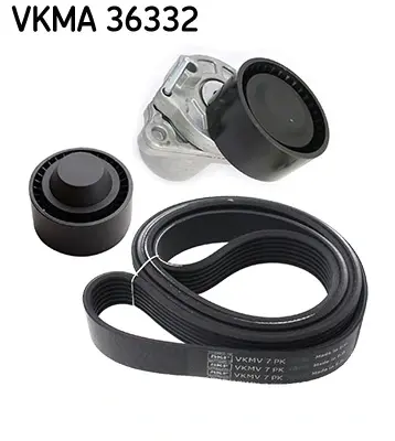 Роликовий модуль натягувача ременя (ролик, ремінь) SKF VKMA 36332 (фото 1)