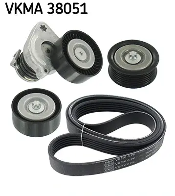 Роликовий модуль натягувача ременя (ролик, ремінь) SKF VKMA 38051 (фото 1)