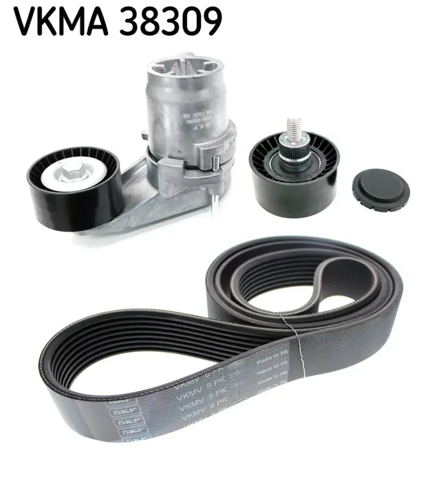 Роликовий модуль натягувача ременя (ролик, ремінь) SKF VKMA 38309 (фото 1)