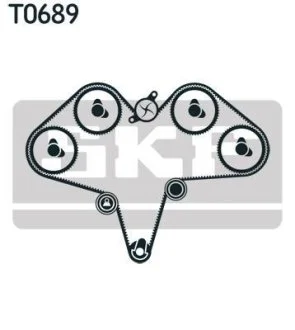 Комплект (ремень+ролики) SKF VKMA 95973