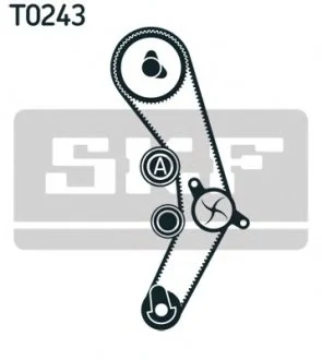 Комплект ГРМ+Помпа SKF VKMC 01170-1