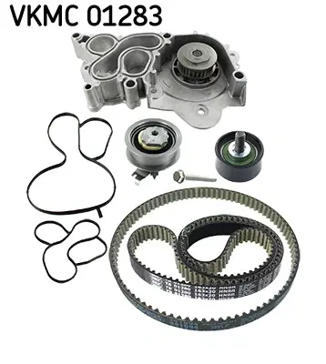 Комплект ГРМ, ремень+ролик+насос SKF VKMC01283 (фото 1)