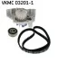 Комплект ГРМ + помпа FIAT/PEUGEOT/Ulysse (220)/205 II"94-02"87-98 SKF VKMC032011