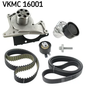 Роликовий модуль натягувача ременя (ролик, ремінь, помпа) SKF VKMC 16001