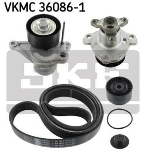Комплект ГРМ+Помпа SKF VKMC 36086-1