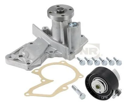 Комплект ГРМ (+ помпа + нат.ролик) Ford Focus 1.4/1.6 03- SNR NTN KDP452.280
