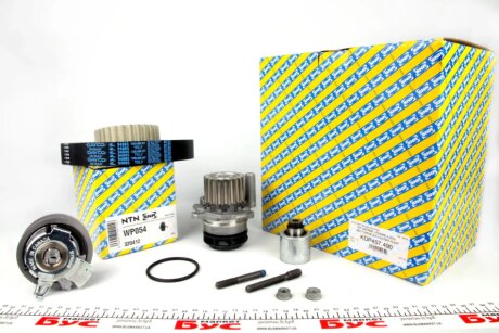 Комплект ГРМ, ремень+ролик+помпа SNR NTN KDP457.490