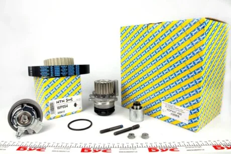 Комплект ГРМ, ремень+ролик+помпа SNR NTN KDP457.490