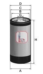 Фильтр топливный SOFIMA S 3572 R