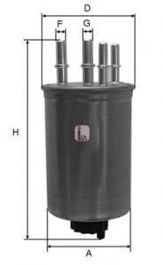Фильтр топливный SOFIMA S 4459 NR