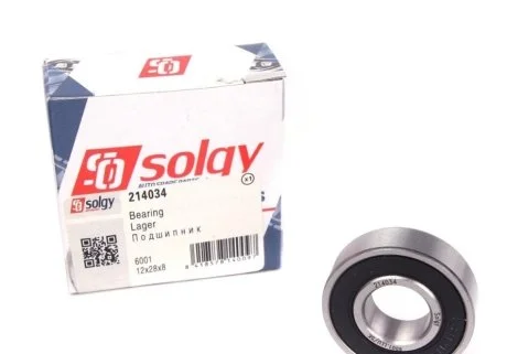 Подшипник генератора SOLGY Solgy 214034