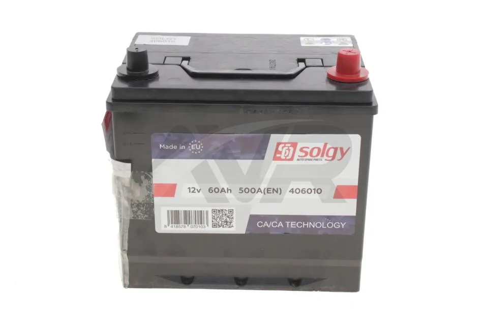 Стартерная батарея (аккумулятор) SOLGY Solgy 406010 (фото 1)