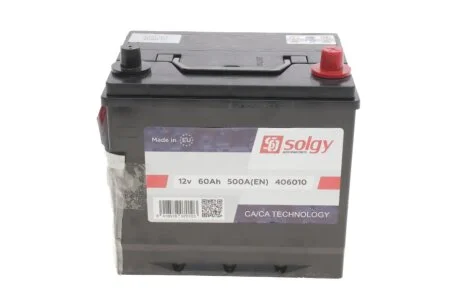 Стартерна батарея (акумулятор) SOLGY Solgy 406010
