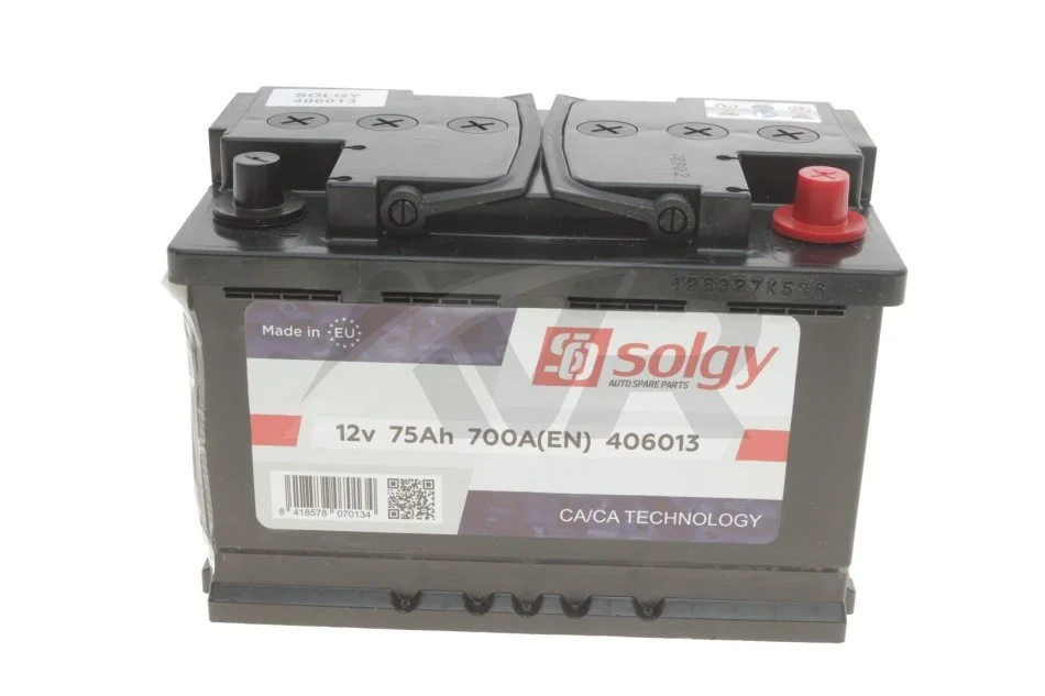 Стартерна батарея (акумулятор) SOLGY Solgy 406013 (фото 1)