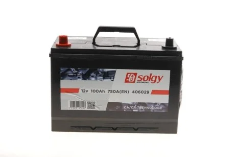Стартерна батарея (акумулятор) SOLGY Solgy 406029