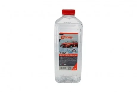Дистиллированная вода, TM SOLGY, 2л SOLGY Solgy 502001