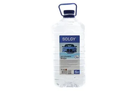Дистиллированная вода, ТМ SOLGY, 5л SOLGY Solgy 502002