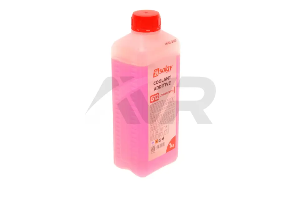 Антифриз (червоний) G12 (концентрат) (1kg) Solgy 503009 (фото 1)