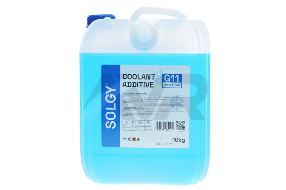Антифриз (синій) G11 (концентрат) (10kg) Solgy 503011 (фото 1)