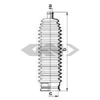 Пильник рульової рейки SPIDAN 83880