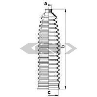 Пильник рульової рейки SPIDAN 84081
