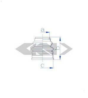 Пыльник рулевой рейки SPIDAN 84106