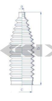 Пильник рульової рейки SPIDAN 84245