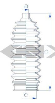Пыльник рулевой рейки SPIDAN 84247