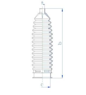 Пильник рульової рейки SPIDAN 84288