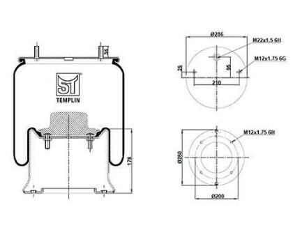 Подушка амортизуюча ST-TEMPLIN 04.060.6106.019