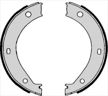 Тормозные колодки барабанные STARLINE BC 04690