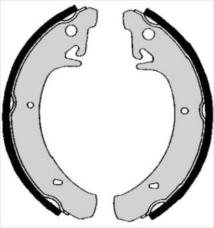 Тормозные колодки барабанные STARLINE BC 04830