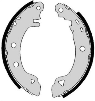 Тормозные колодки барабанные STARLINE BC 04990