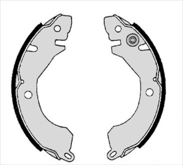 Тормозные колодки барабанные STARLINE BC 05220