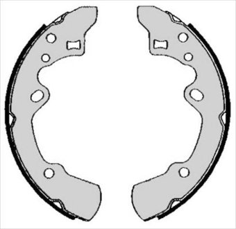 Тормозные колодки барабанные STARLINE BC 05620