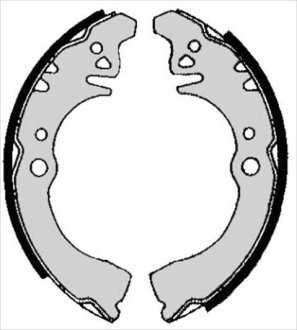 Тормозные колодки барабанные STARLINE BC 05640