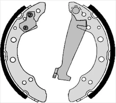 Тормозные колодки барабанные STARLINE BC 05730