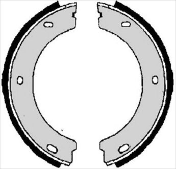 Тормозные колодки барабанные STARLINE BC 06400