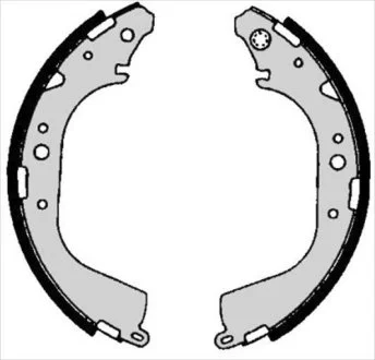 Тормозные колодки барабанные STARLINE BC 06710