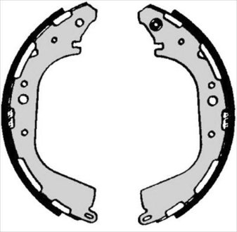Тормозные колодки барабанные STARLINE BC 07040