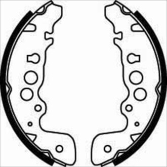 Тормозные колодки барабанные STARLINE BC 07470