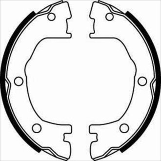 Тормозные колодки барабанные STARLINE BC 07800
